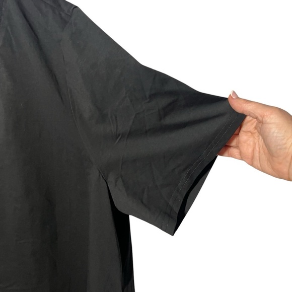 Bloomchic black vneck tshirt size 22-24 comfort plus size - Picture 3 of 4